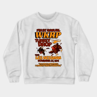 Thanksgiving 1st Annual WKRP Turkey Drop Crewneck Sweatshirt